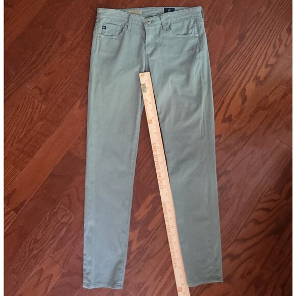 AG Adriano Goldschmied Chino Women sz.‎ 26R Sage Green Stevie Ankle Preppy Jeans - Picture 4 of 13